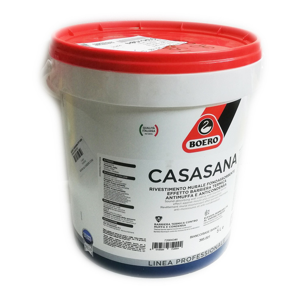 foto del prodotto boero casasana 5lt pittura bianca termica anticondensa