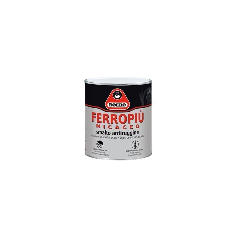 foto del prodotto boero ferropiu nero grafite grana grossa 0,75 litri