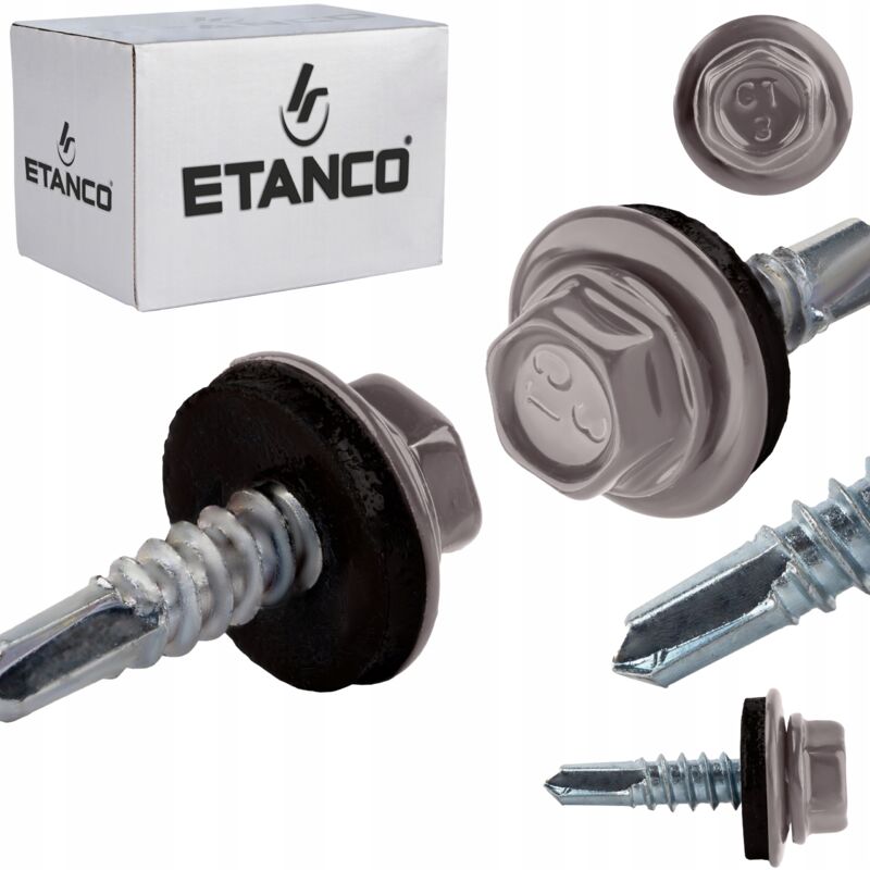 foto del prodotto bohrschrauben gt3 z14 4,8x19mm ral 9007