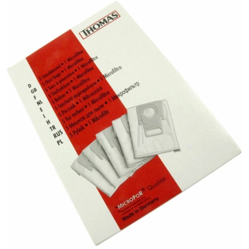 foto del prodotto boite de 5 sacs 1 filtre aspirapolvere thomas 4365825