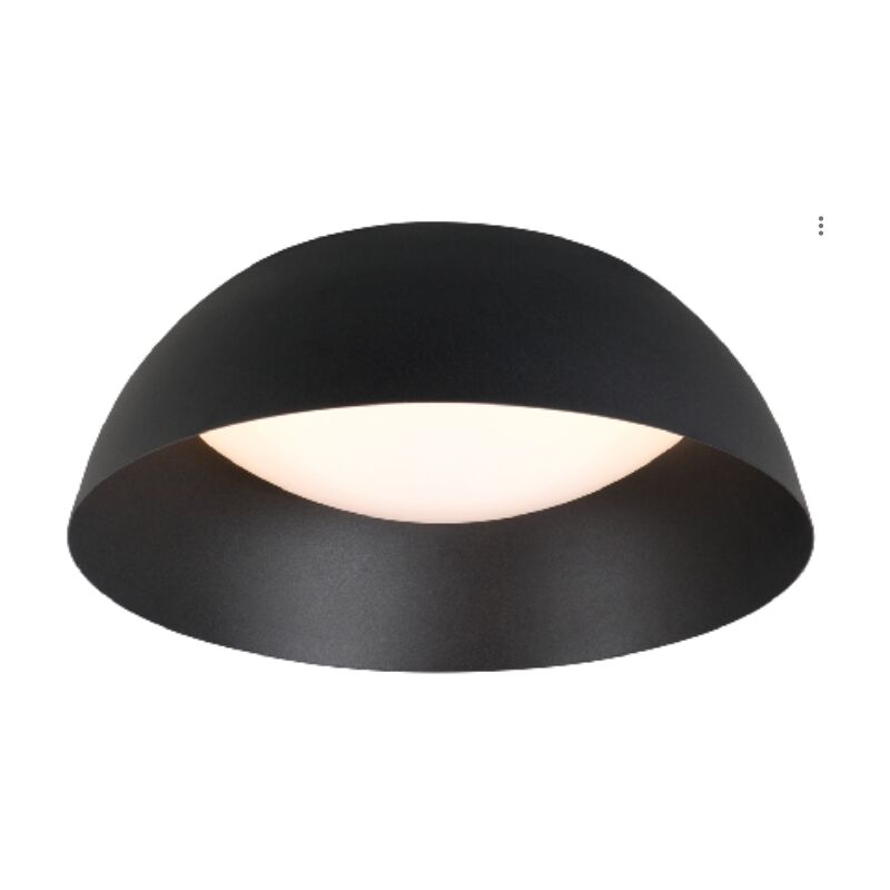 foto del prodotto bol lampada da soffitto 35 cm 20 w led, nera