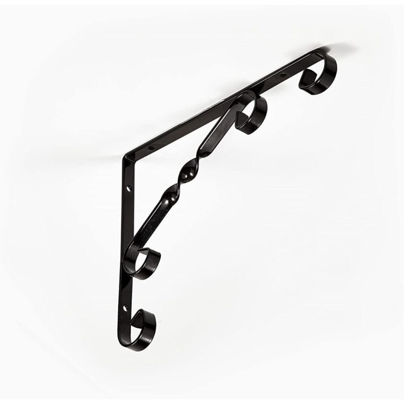 foto del prodotto bolis 1 reggimensola country 18cm finitura nero