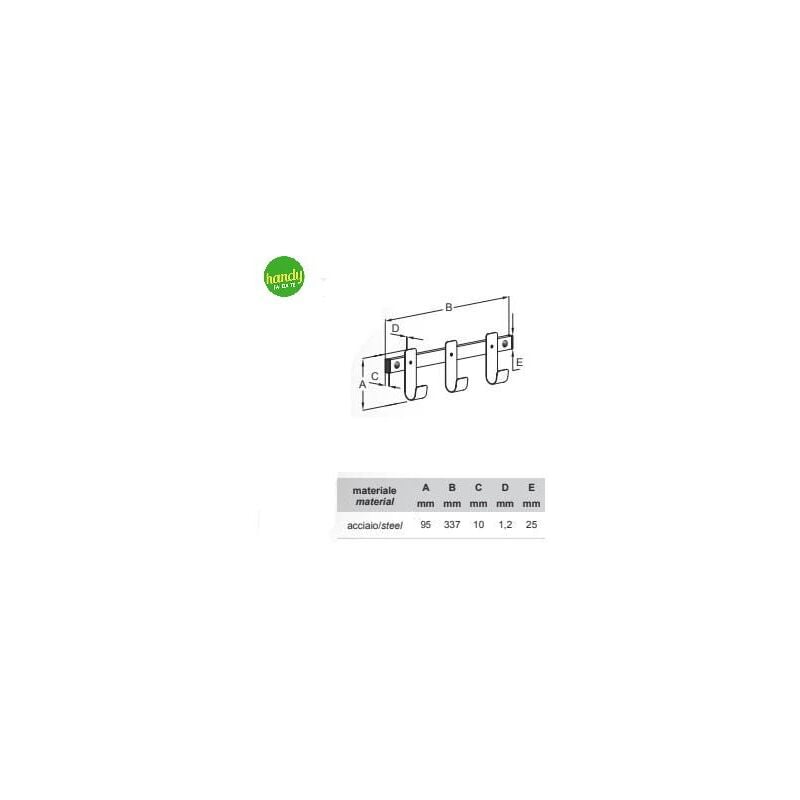 foto del prodotto bolis italia appendino jolly 3 bianco