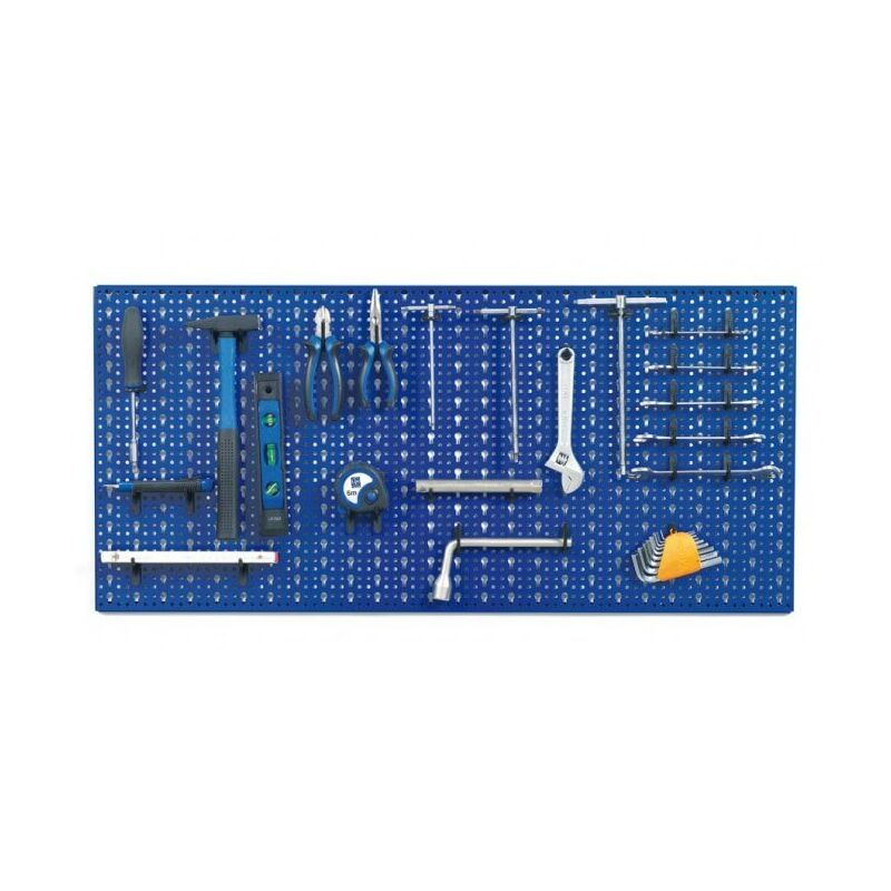 foto del prodotto bolis italia pannello forato blu 98x46x1,2
