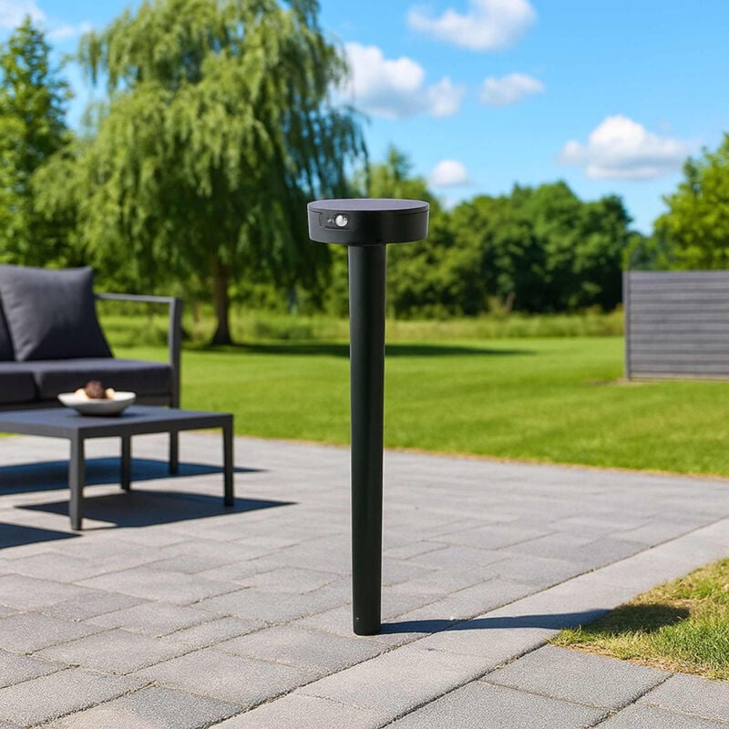 foto del prodotto bollard solare fiorina fumagalli con sensore e cct