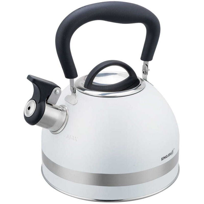 foto del prodotto bollitore a gas in acciaio 1,8l piccolo a induzione bianco kinghoff kh-1852