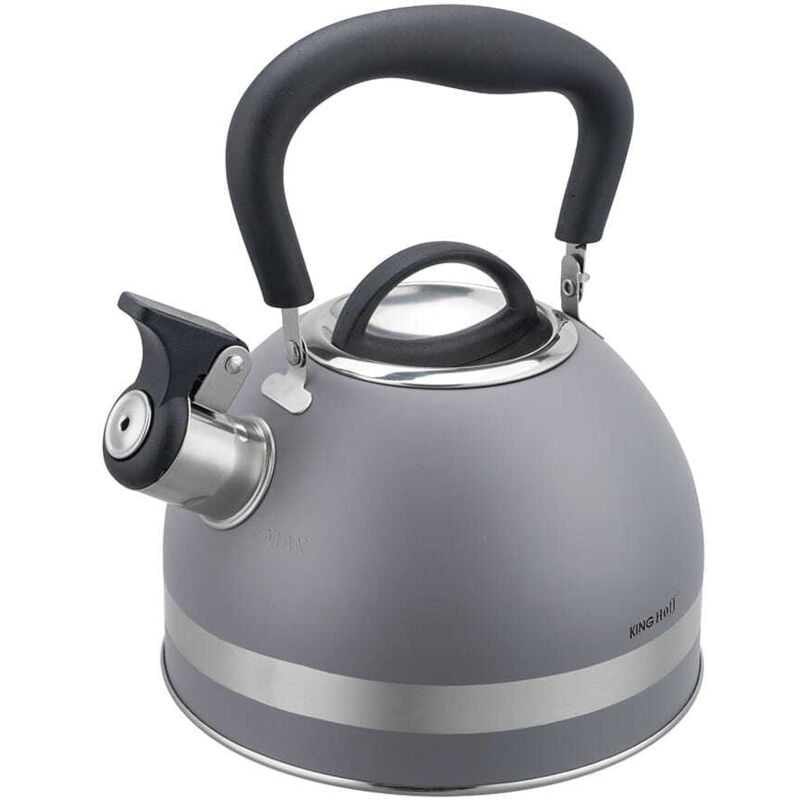 foto del prodotto bollitore a gas in acciaio 1,8l piccolo a induzione grigio kinghoff kh-1851