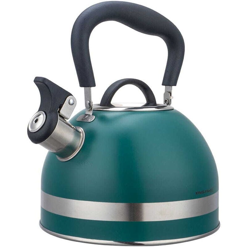 foto del prodotto bollitore a gas in acciaio 1,8l piccolo a induzione verde kinghoff kh-1855