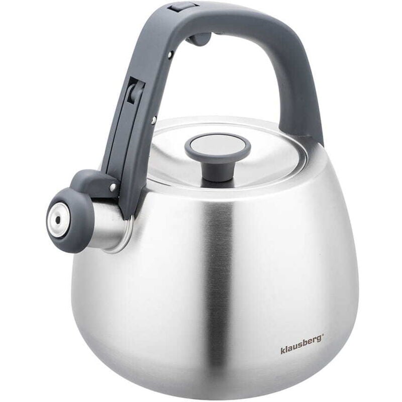 foto del prodotto bollitore a gas in acciaio 2,5l induzione argento satinato klausberg kb-7773