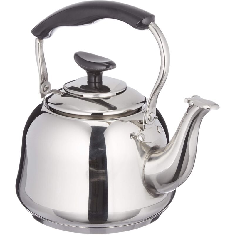 foto del prodotto bollitore classic per 700 ml di acqua, altezza 17 cm, diametro 14,4 cm, acciaio inox lucido, fondo capsula, per tutti i piani cottura, bollitore a