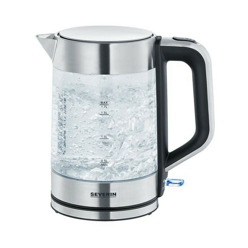 foto del prodotto bollitore cordless 1.7l 2200w in acciaio inox 3420 severin