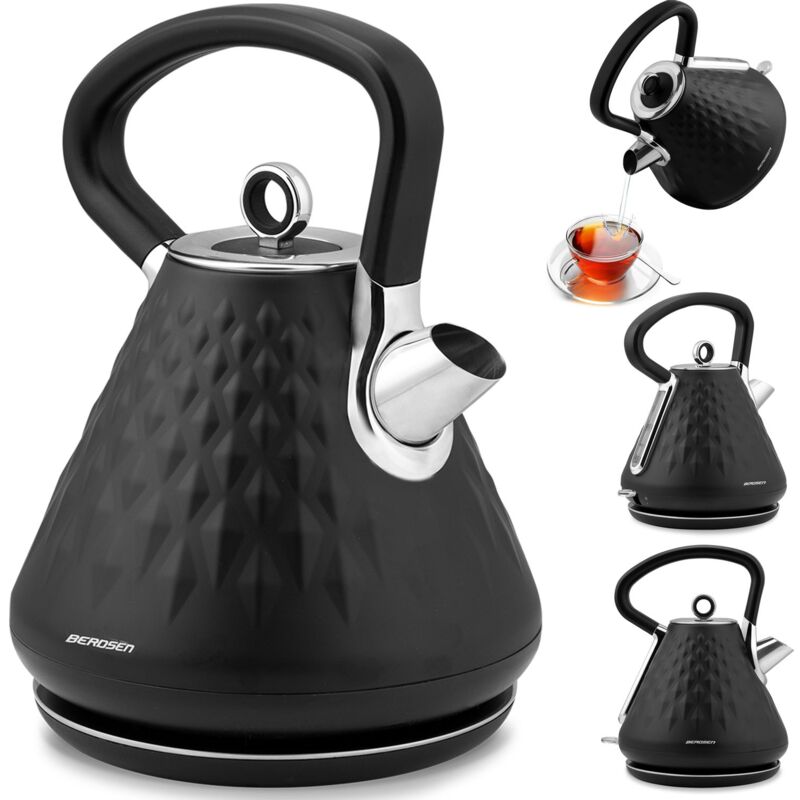 foto del prodotto bollitore elettrico 1,7 l berdsen bd 700 nero