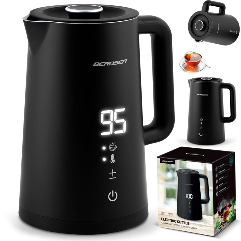 foto del prodotto bollitore elettrico 1,7l berdsen bd 709 nero