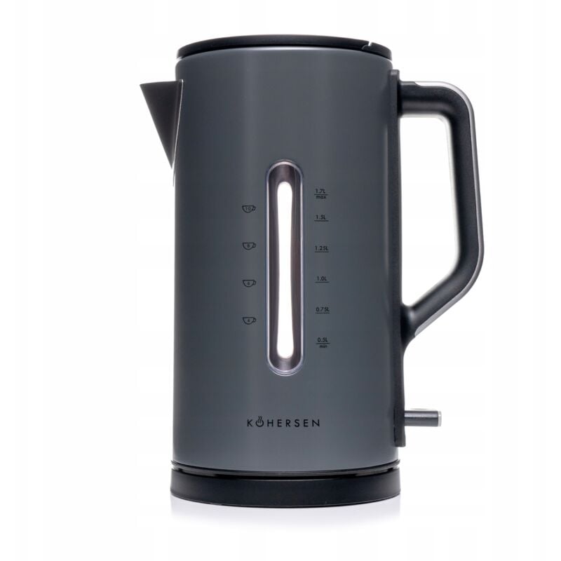 foto del prodotto bollitore elettrico kohersen modern matt a451 3000 w grigio