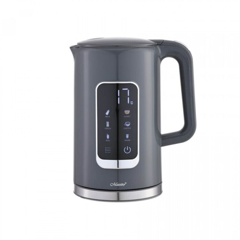 foto del prodotto bollitore feel maestro mr 024 nero grigio 1850 2200 w 1,7 l