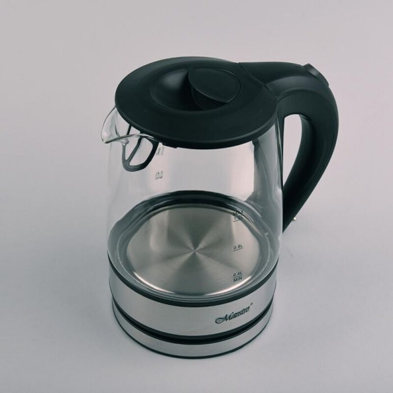 foto del prodotto bollitore feel maestro mr 062 nero vetro 1630 w 1,2 l