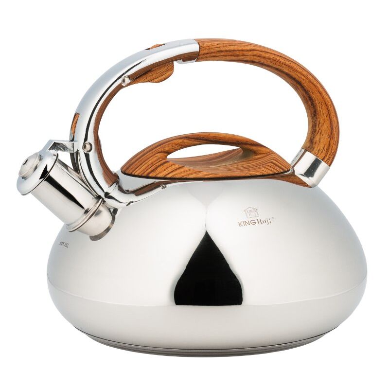 foto del prodotto bollitore in acciaio kinghoff 3,0 l con fischio kh 3274