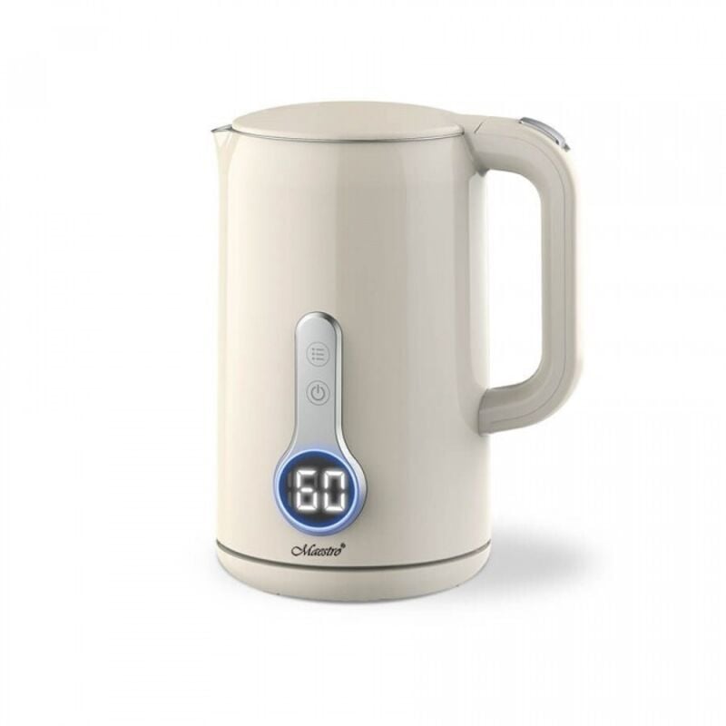 foto del prodotto bollitore maestro mr 025 ivory 1,7l, crema, controllo touch