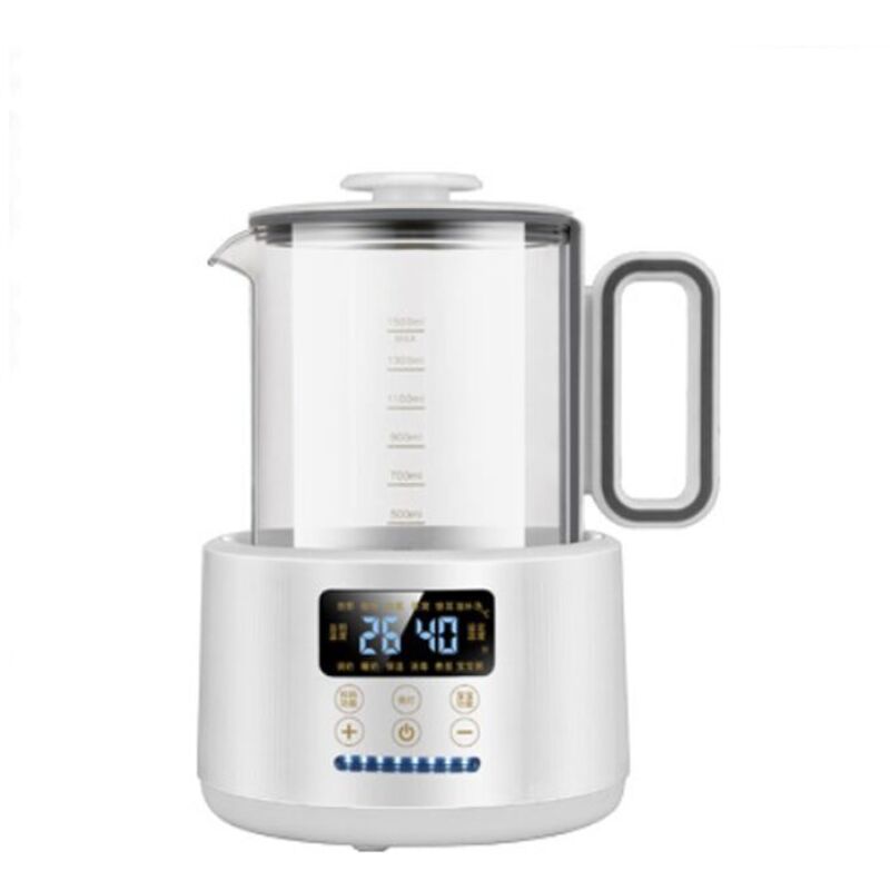foto del prodotto bollitore per latte per bambini tre in uno per uso domestico, riscaldatore di latte a temperatura costante di grande capacit da 1,5 litri, bianco