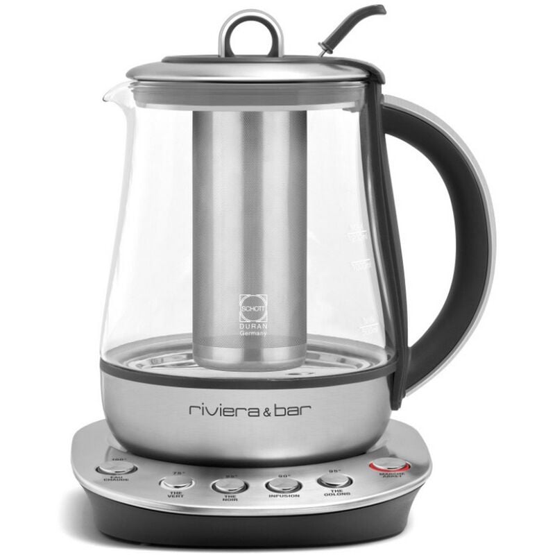 foto del prodotto bollitore teiera 2in1 1,2l 1300w in acciaio inox bth540 riviera bar