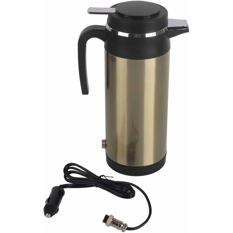 foto del prodotto bollitori elettrici, 1200ml 12v in acciaio inox elettrico auto bollitore auto riscaldamento tazza viaggio thermos bottiglia d acqua per acqua t 