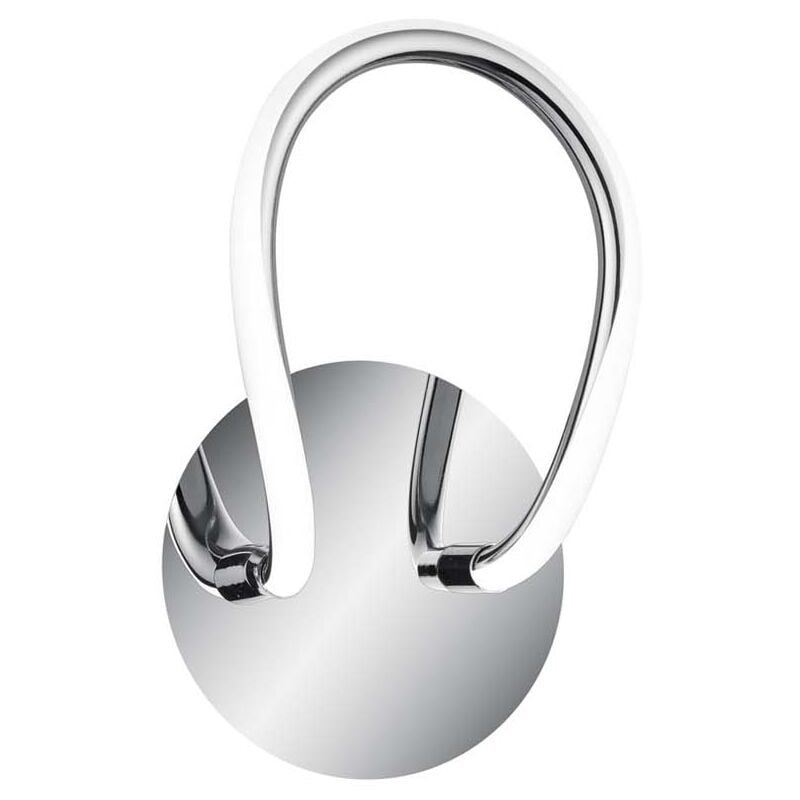foto del prodotto bologna applique led cromo con dimmerazione ad interruttore h.26cm