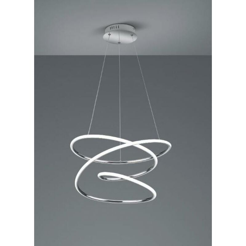 foto del prodotto bologna sospensione led cromo dimmerabile r37051106