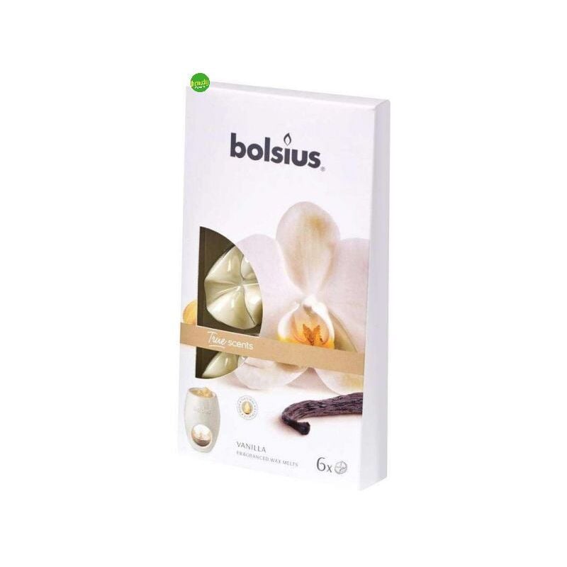 foto del prodotto bolsius cialdina true scents fragranza vanilla 6pz
