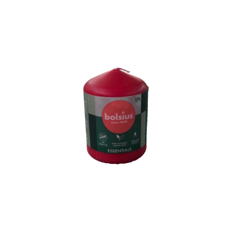 foto del prodotto bolsius moccolo 80 58 delicate red