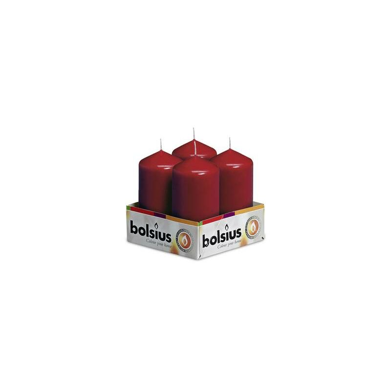 foto del prodotto bolsius moccolo winered 100 48