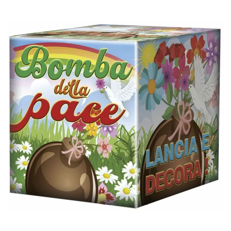 foto del prodotto bomba fiori della pace con semi di piante da fiore pasqua regalo