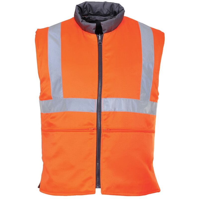 foto del prodotto bomber ad alta visibilit reversibile go rt arancio l
