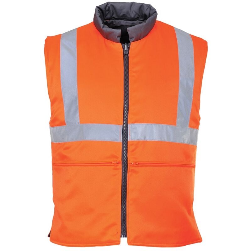 foto del prodotto bomber ad alta visibilit reversibile go rt arancio s
