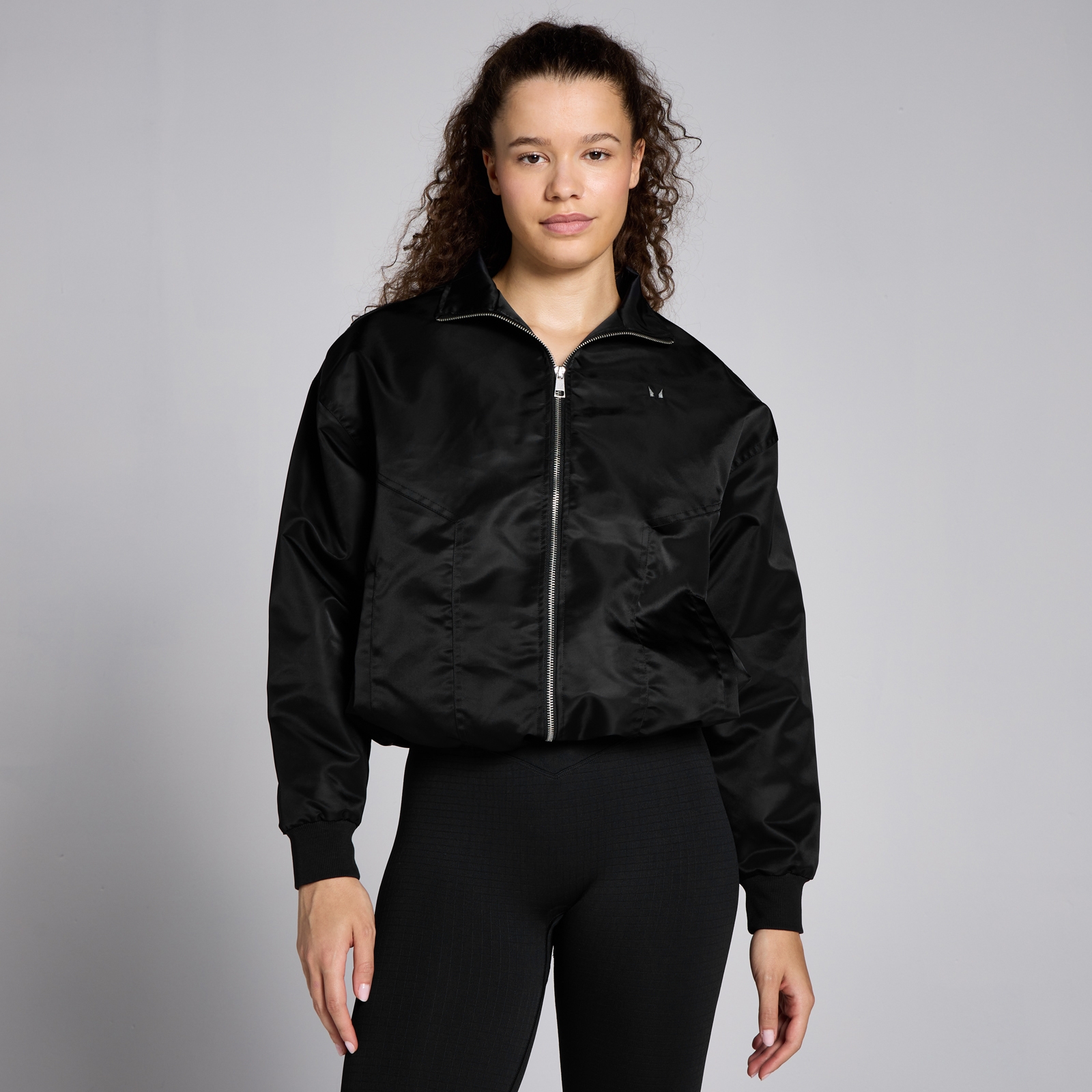 foto del prodotto bomber in nylon mp lifestyle da donna nero s