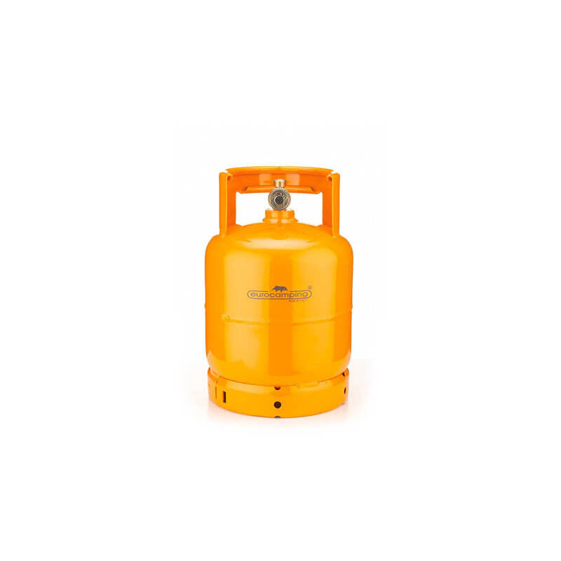 foto del prodotto bombola arancio ral 2003 per propano un1965 per mercato europeo conforme direttiva 2010 35 ue t ped 3 kg 7 l maniglia alta