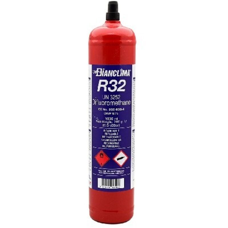 foto del prodotto bombola ricaricabile gas refrigerante r32 1,80 kg
