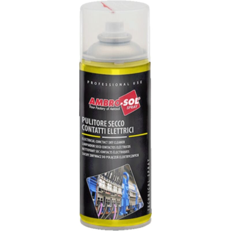 foto del prodotto bomboletta ambro-sol m200 pulitore secco spray per contatti elettrici 400ml
