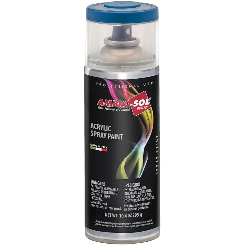 foto del prodotto bomboletta ambro sol vernice spray 400ml acrilico ral 5017 blu segnale