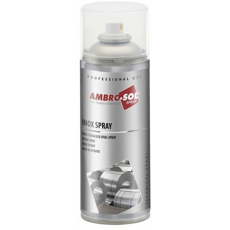 foto del prodotto bomboletta ambro sol z352 inox spray 400ml
