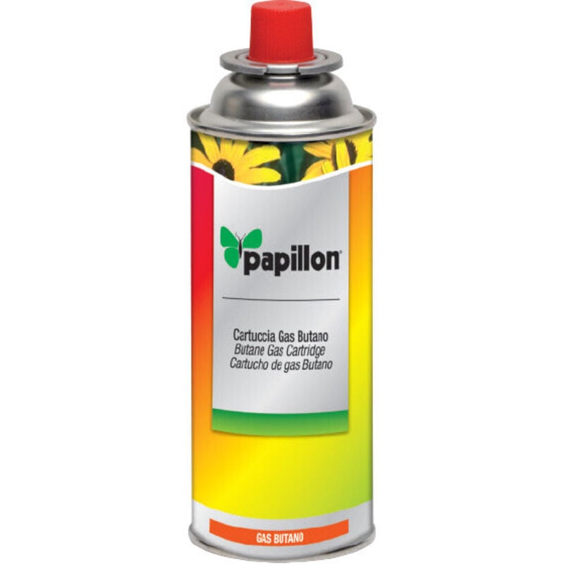 foto del prodotto bomboletta cartuccia gas butano per fornelli campeggio bistrot 227gr papillon