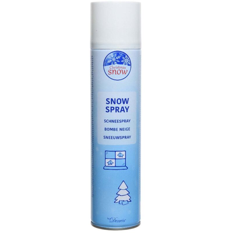 foto del prodotto bomboletta neve spray per finestre, presepi, villaggi ed alberi di natale -400 ml