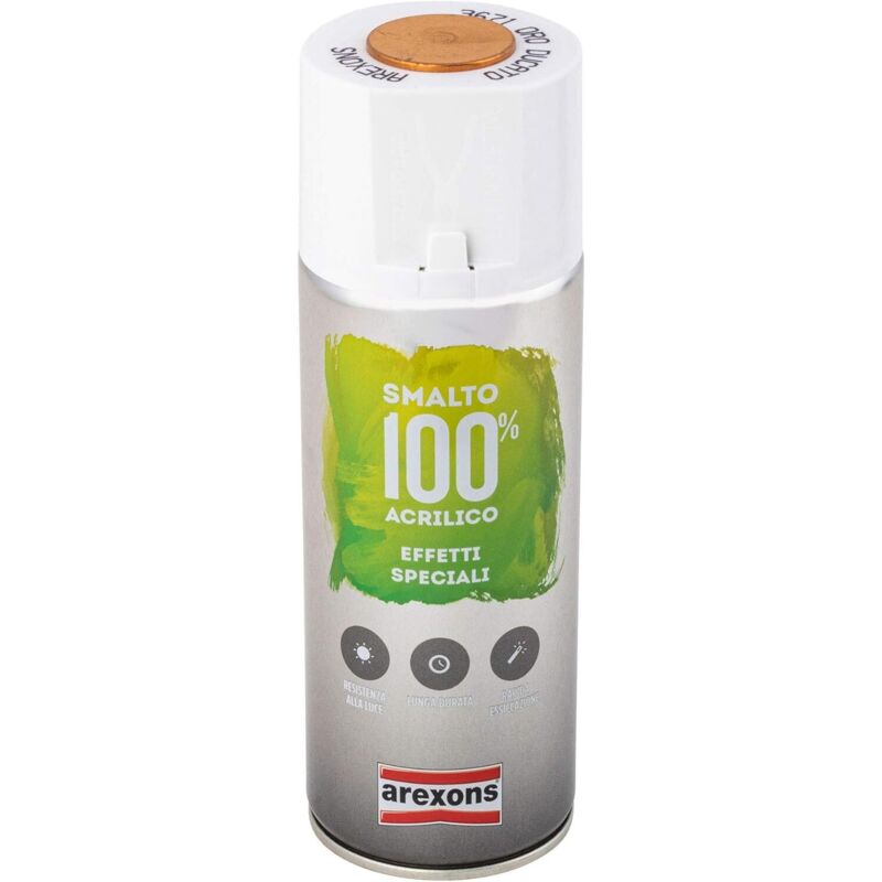 foto del prodotto bomboletta smalto spray 100 acrilico metallizzato 3671 oro ducato arexons