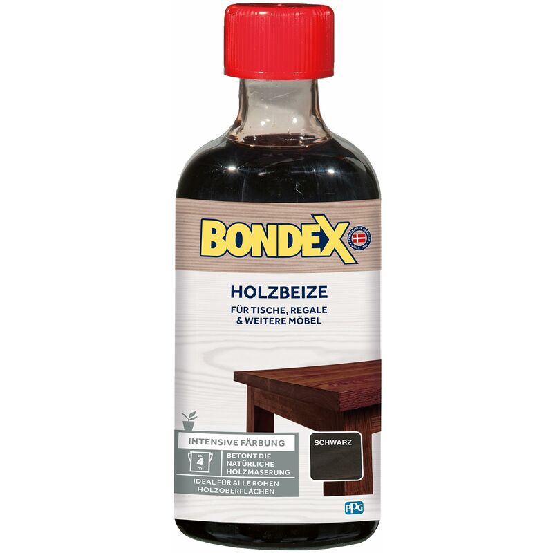 foto del prodotto bondex mordente legno nero schwarz 250 ml