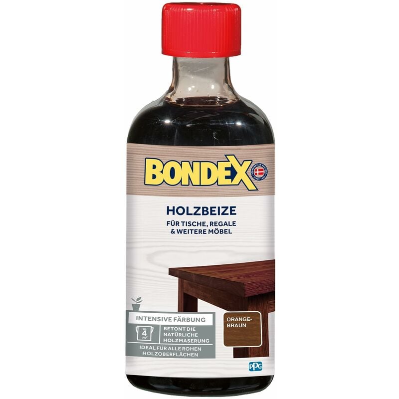 foto del prodotto bondex mordente per legno all interno non trattato, noce arancio, 0.25 kg