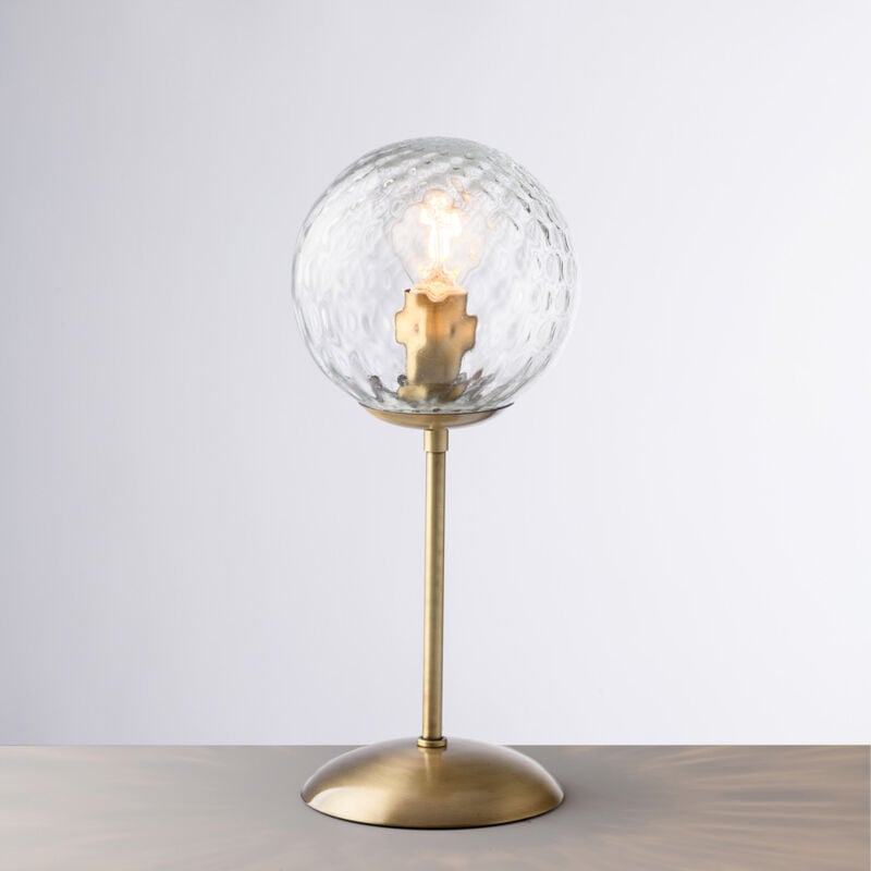 foto del prodotto bonetti illumina demetra lumetto in ferro bronzato spazzolato 1 luce h.32 13 bl279 lt brz