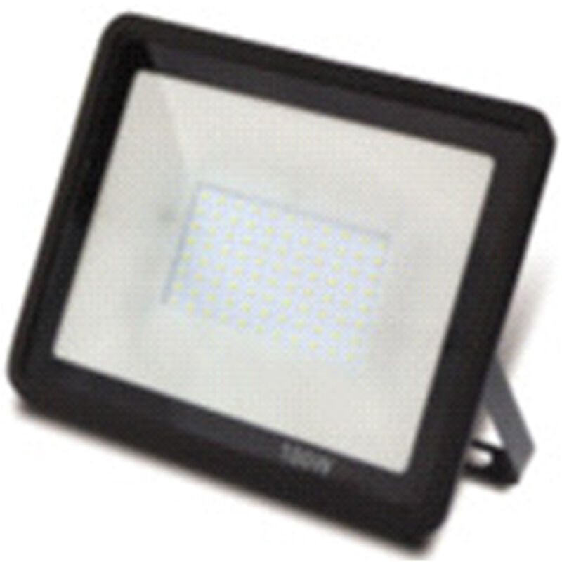 foto del prodotto bonetti illumina faro esterno contemporaneo xander pc nero led integrato 100w 6500k ip65