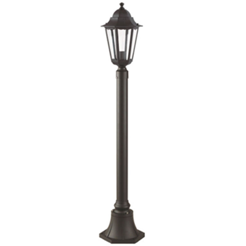 foto del prodotto bonetti illumina paletto esterno sawyer alluminio nero 1 luce e27 ip44
