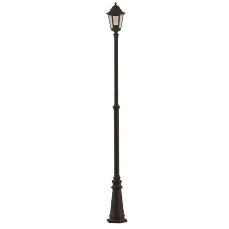 foto del prodotto bonetti illumina palo esterno sawyer alluminio nero 1 luce e27 ip44
