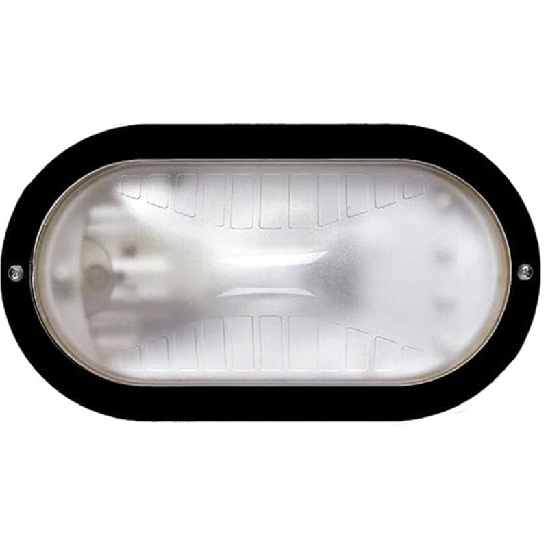 foto del prodotto bonetti illumina plafoniera esterno contemporanea owen pc nero 1 luce e27 ip44