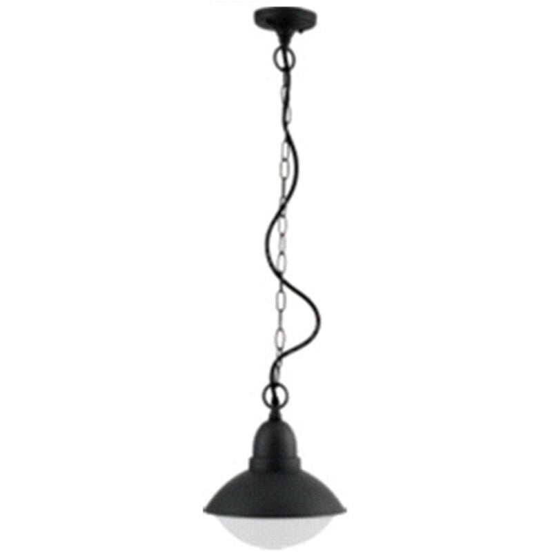 foto del prodotto bonetti illumina sospensione esterno nordica urban alluminio nero bianco 1 luce e27 ip44